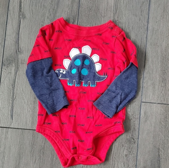 18M Garanimals Dinosaur T-Shirt Onesie - Picture 1 of 3